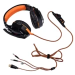 EACH G2000 Over-ear Stereo Bass Gaming Headset with Mic & LED Light for Computer, Cable Length: 2.2m - Image 6