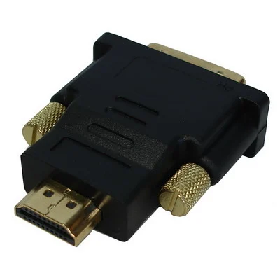 S-PC-0322_2.webp HDMI 19Pin Male to DVI 24+1 Pin Male adapter (Gold Plated)(Black) - Image 3