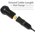 HDMI 19 Pin Female to HDMI 19Pin Female Adapter(Black) - Image 5