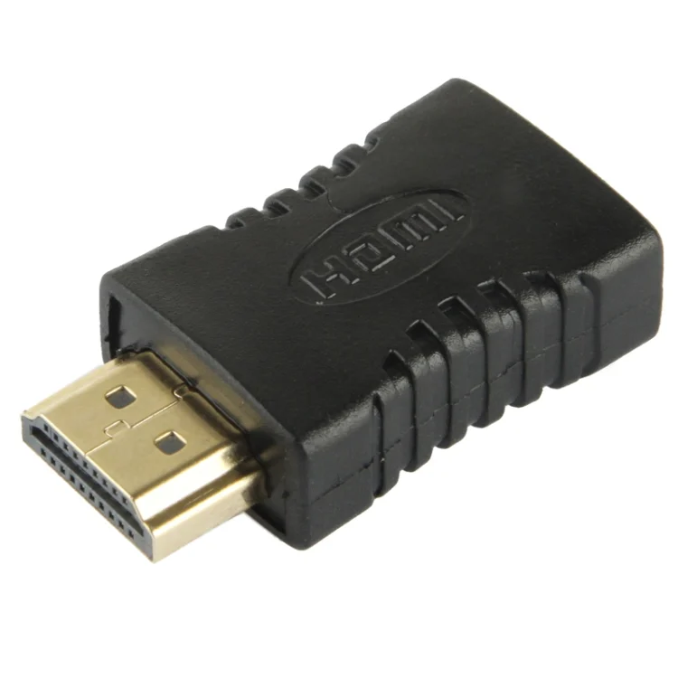 S-PC-0326A_1.webp Gold Plated HDMI 19 Pin Male to Female Adapter - Image 2