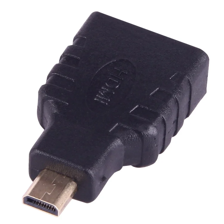 S-PC-0332_2.webp Micro HDMI Male to HDMI Female Adapter (Gold Plated)(Black) - Image 3