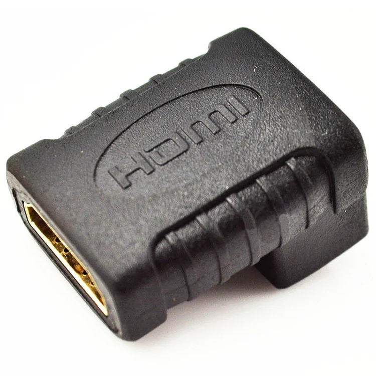 S-PC-0334_2.webp HDMI Angle Coupler (Female to Female) - 90 Degree (Gold Plated)(Black) - Image 3