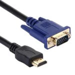 1.8m HDMI Male to VGA Male 15PIN Video Cable(Black) - Image 3