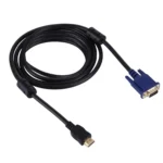 HDMI Male to VGA Male 15PIN Video Cable(Black) - Image 2