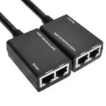 HDMI Extender by Cat5e / 6 LAN Cable 30M / 1080P(Black) - Image 3