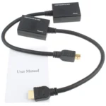 HDMI Extender by Cat5e / 6 LAN Cable 30M / 1080P(Black) - Image 6