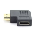 Gold Plated HDMI 19 Pin Male to HDMI 19 Pin Female Adaptor with 90 Degree Angle(Black) - Image 5