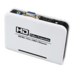 1080P HDMI to VGA adapter Digital to Analog Video Audio Converter Cable for Xbox 360 PS3 PS4 PC Laptop TV Box Projector(White) - Image 2