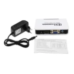 1080P HDMI to VGA adapter Digital to Analog Video Audio Converter Cable for Xbox 360 PS3 PS4 PC Laptop TV Box Projector(White) - Image 4