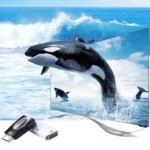 Full HD 1080P HDMI to VGA and Audio Adapter for HDTV / Monitor / Projector(Black) - Image 6
