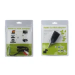 HDMI Male to VGA Female Adapter With Audio Cable(Black) - Image 3