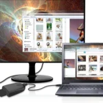 HDMI Male to VGA Female Adapter With Audio Cable(Black) - Image 4