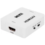 VK-126 MINI HDMI to CVBS/L+R Audio Converter Adapter (Scaler)(White) - Image 3