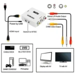 VK-126 MINI HDMI to CVBS/L+R Audio Converter Adapter (Scaler)(White) - Image 6