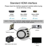 3 in 1 Full HD 1080P HDMI Cable Adaptor Kit (1.5m HDMI Cable + HDMI to Mini HDMI Adaptor + HDMI to Micro HDMI Adaptor) - Image 4