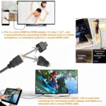 3 in 1 Full HD 1080P HDMI Cable Adaptor Kit (1.5m HDMI Cable + HDMI to Mini HDMI Adaptor + HDMI to Micro HDMI Adaptor) - Image 5