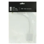 22cm Micro HDMI Male to VGA Female Video Adapter Cable, Support Full HD 1080P - Image 3