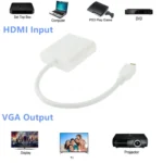 22cm Micro HDMI Male to VGA Female Video Adapter Cable, Support Full HD 1080P - Image 5