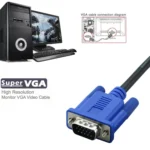 1.5m High Quality VGA 15 Pin Male to VGA 15 Pin Male Cable for LCD Monitor / Projector - Image 6