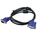 5m Good Quality VGA 15 Pin Male to VGA 15 Pin Female Cable for LCD Monitor, Projector, etc(Black) - Image 2