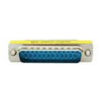 DB25 25 Pin Male to Male Mini Gender Changer Adapter - Image 2