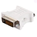 DVI 24+1 Pin Male to VGA 15Pin Female Adapter(White) - Image 2
