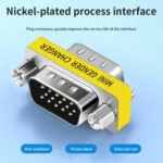 VGA 15Pin Male to VGA 15Pin Male adapter - Image 3
