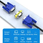 VGA 15Pin Male to VGA 15Pin Male adapter - Image 4