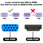 1080P Mini VGA to HDMI Audio Video Converter for HDTV, PC, Laptop and DVD - Image 4