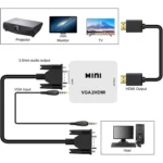 1080P Mini VGA to HDMI Audio Video Converter for HDTV, PC, Laptop and DVD - Image 5