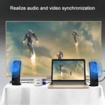 1080P Mini VGA to HDMI Audio Video Converter for HDTV, PC, Laptop and DVD - Image 6