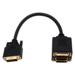24+1 DVI Male to 2 DVI Female Cable Adapter, Length: 30cm - Image 2
