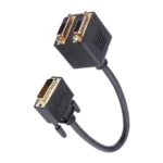 24+1 DVI Male to 2 DVI Female Cable Adapter, Length: 30cm - Image 3