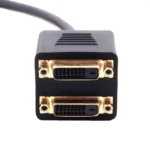 24+1 DVI Male to 2 DVI Female Cable Adapter, Length: 30cm - Image 4