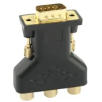 VGA 15 Pin Male to 3 RCA Component Female Adapter - Image 4
