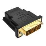 DVI-D 24+1 Pin Male to HDMI 19 Pin Female Adapter for Monitor / HDTV - Image 2