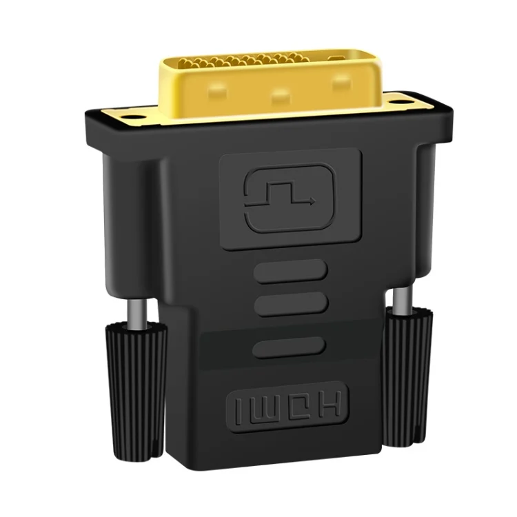 S-PC-0474_3.webp DVI-D 24+1 Pin Male to HDMI 19 Pin Female Adapter for Monitor / HDTV - Image 4
