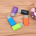 20 PCS Portable USB 2.0 Micro SD TF T-Flash Card Reader Adapter, up to 480Mbps, Random Color Delivery - Image 5
