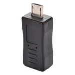USB 2.0 Micro USB Male to Female Adapter for Galaxy S IV / i9500 / S III / i9300(Black) - Image 3