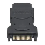 SATA 15 Pin Male to 4 Pin Female Adapter(Black) - Image 2
