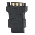 SATA 15 Pin Male to 4 Pin Female Adapter(Black) - Image 3