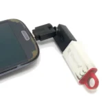 USB 2.0 AM to Mini USB 360 Degree Swivel Adapter(Black) - Image 5