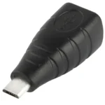 Micro USB Male to USB BF Adapter(Black) - Image 3