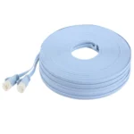 CAT6a Ultra-thin Flat Ethernet Network LAN Cable, Length: 50m (Baby Blue) - Image 4