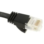 CAT6 Ultra-thin Flat Ethernet Network LAN Cable, Length: 5m(Black) - Image 3