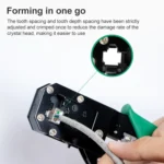 8P8C Handle Networking Crimper Pliers Tool(Green) - Image 5