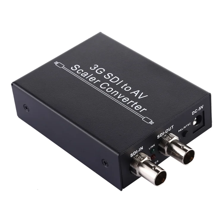NF-F001 3G SDI to AV + SDI Scaler Converter, Allow SD-SDI / HD-SDI / 3G-SDI Shown on HDTV