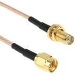 SMA Male to SMA Female Cable, Length: 15cm - Image 3