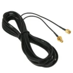 2.4GHz Wireless RP-SMA Male to Female Cable (178 High-frequency Antenna Extension Cable), Length: 6m(Black) - Image 3