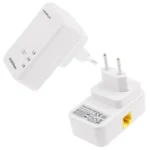 2 PCS 500Mbps Powerline Network Mini Homeplug AV Ethernet Bridge, 7HP150, EU Plug(White) - Image 2